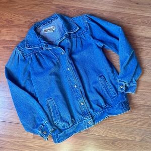 Women’s Medium Vintage 1980’s‎ Jean Jacket Denim Barbiecore